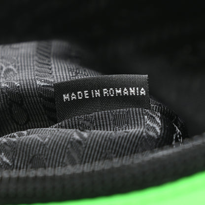 Prada Tessuto Nylon Saffiano Wristlet Green Fluo 7 of 8