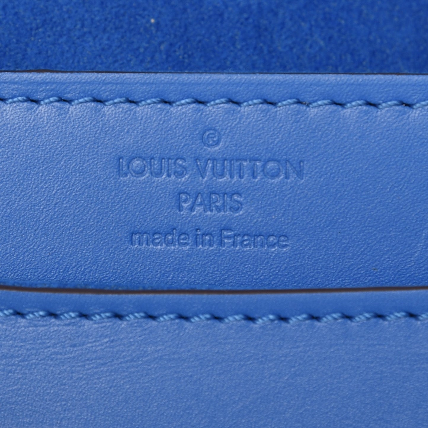 Calfskin Chain Louise MM Outremer