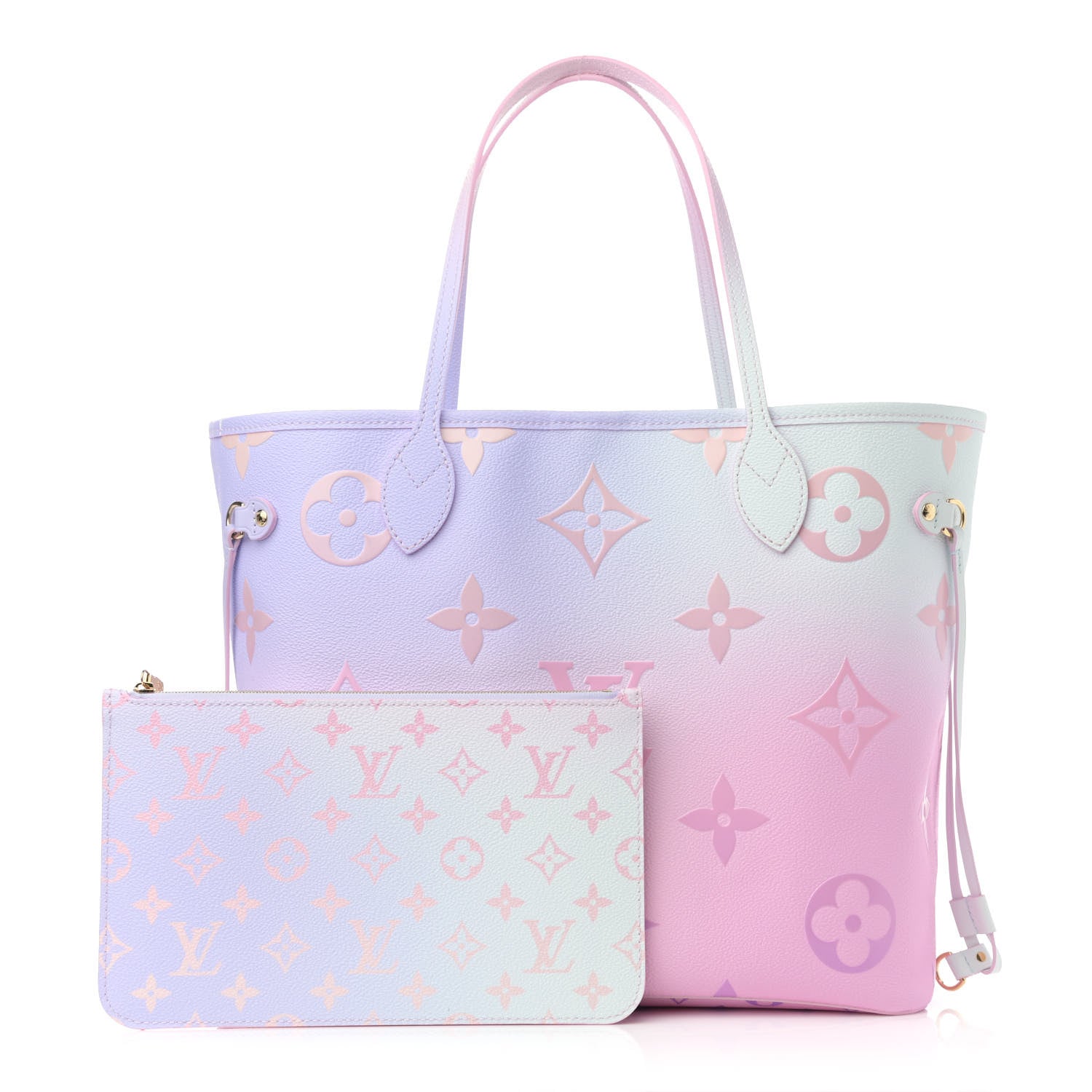 Louis Vuitton Monogram Giant Spring In The City Neverfull MM Sunrise Pastel 1 of 10