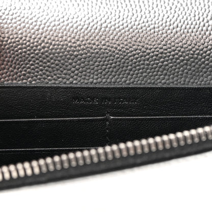 Saint Laurent Grain De Poudre Clasic Kate Monogram Tassel Chain Wallet Argento 7 of 15