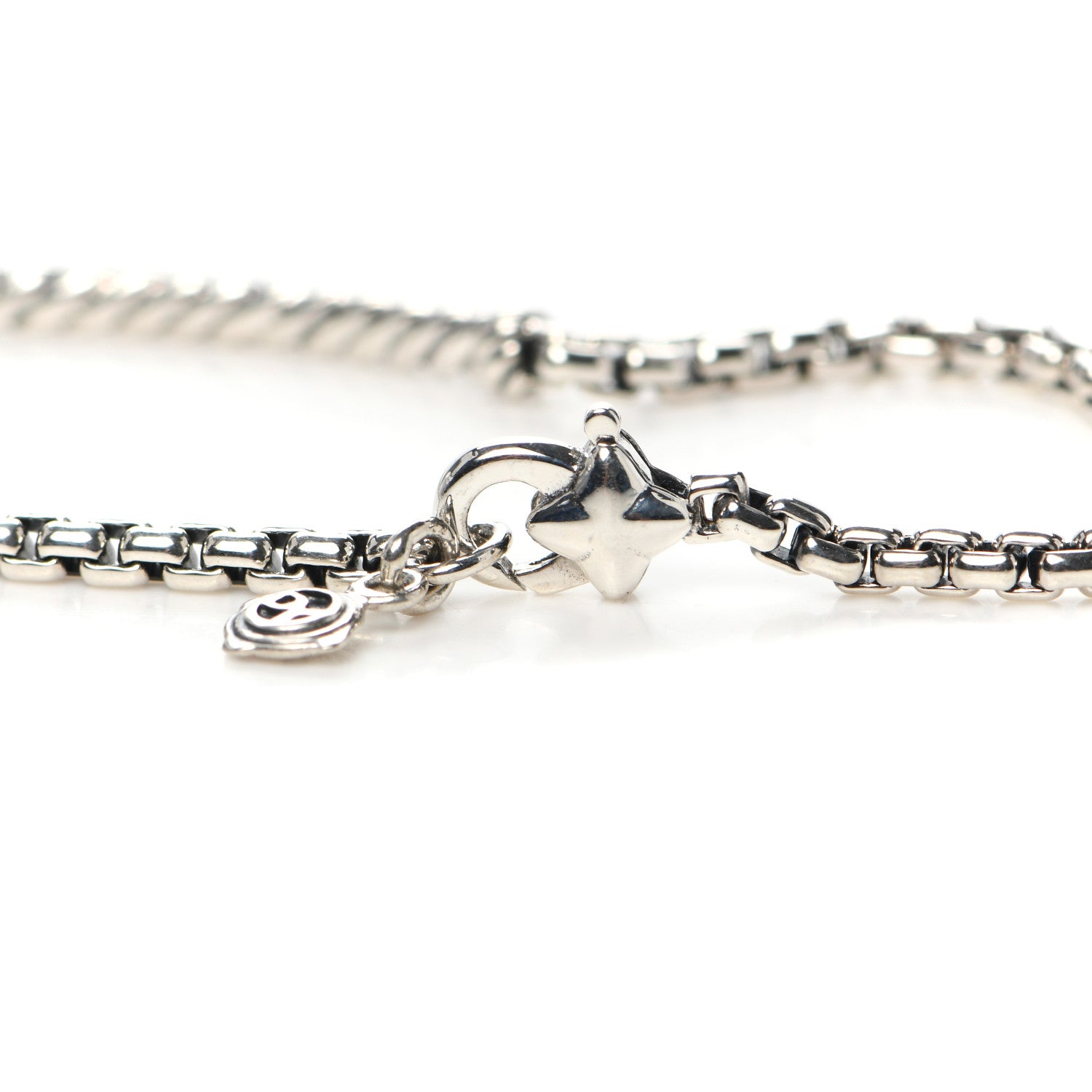 David Yurman Sterling Silver Diamond Petite Pave Metro Bar Bracelet 4 of 5