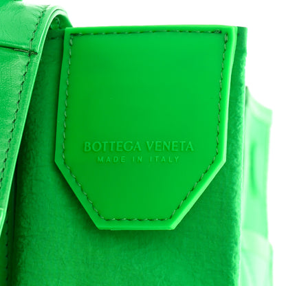 Bottega Veneta Paper Calfskin Intreccio Cassette Belt Bag Parakeet 6 of 13