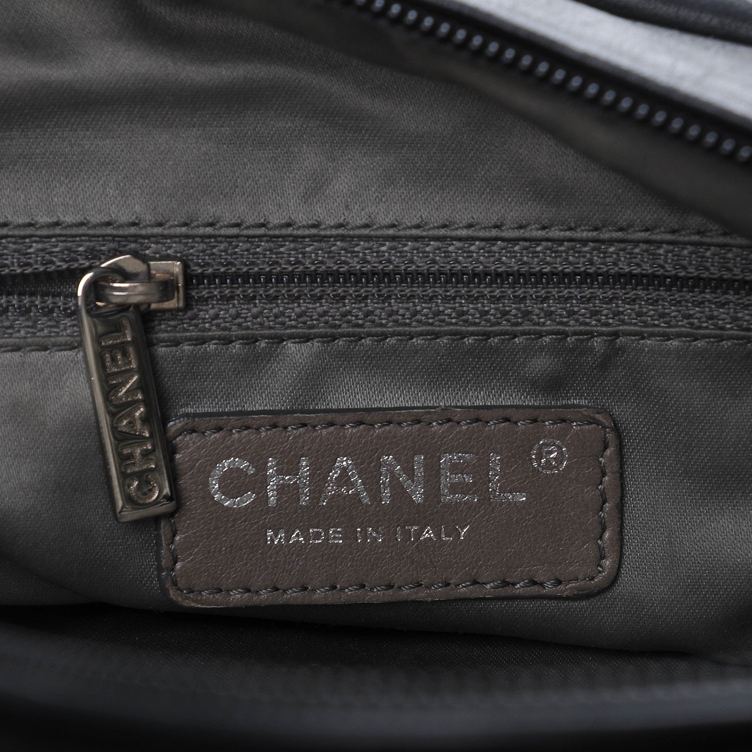 Chanel Calfskin Modern Chain Rhodoid Bowling Bag Black 6 of 8