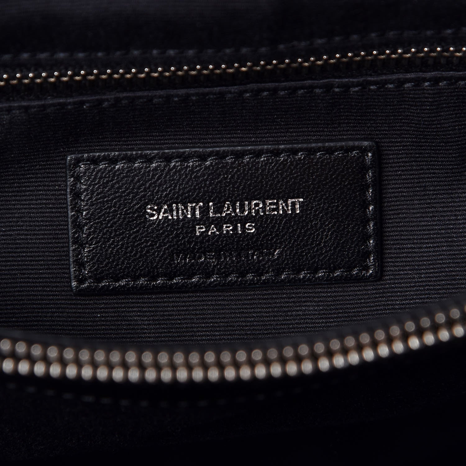 Saint Laurent Calfskin Y Quilted Monogram Medium Loulou Chain Satchel Black 7 of 9