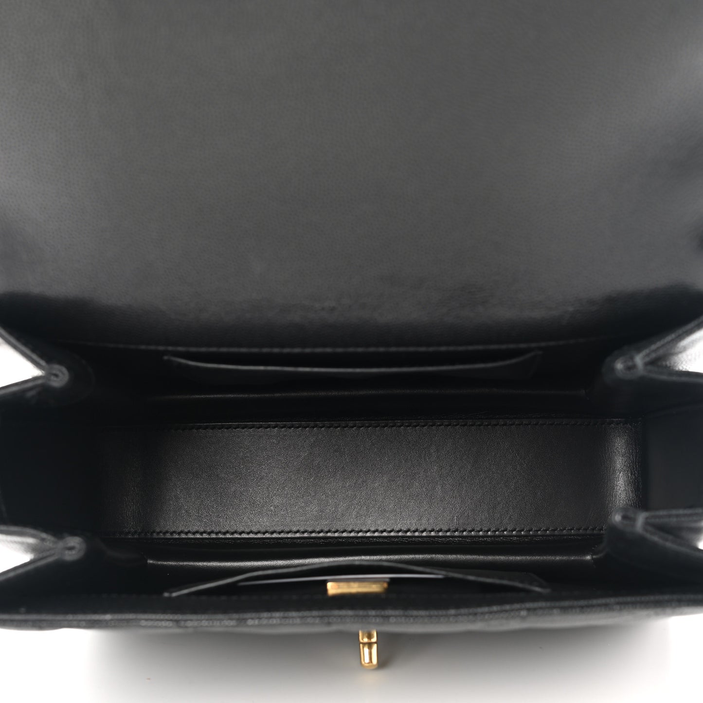 Caviar Quilted Coco First Flap Black