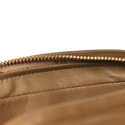 Chanel Lambskin Quilted Flap Camera Case Brown 12 of 14