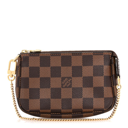 Louis Vuitton Damier Ebene Mini Pochette Accessories 1 of 8