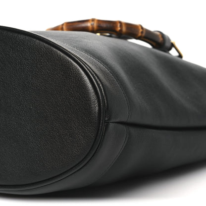 Gucci Calfskin Small Diana Round Tote Bag  Black Grey 10 of 10
