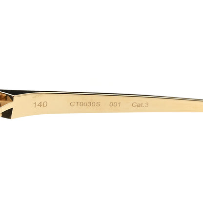 Cartier Acetate Panthere Cartier Sunglasses CT0030S Gold Black 6 of 8
