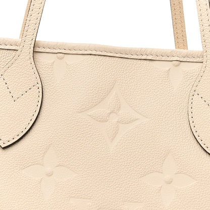 Louis Vuitton Empreinte Monogram Giant Neverfull  MM Creme 9 of 12