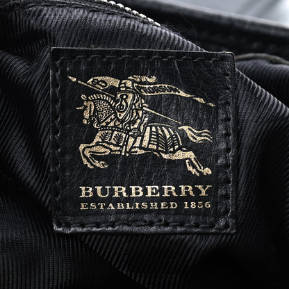 Burberry House Check Quilted Brook Hobo Black 8 of 11