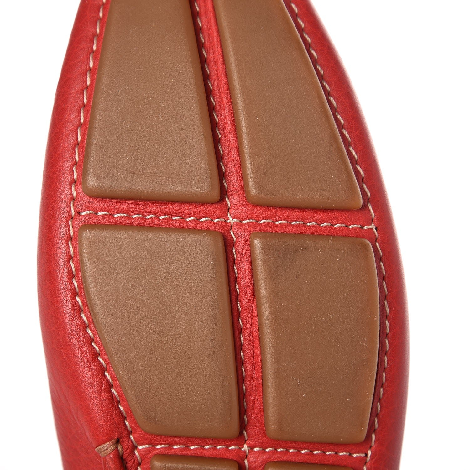 Prada Vitello Daino Logo Mules 36.5 Red 8 of 13