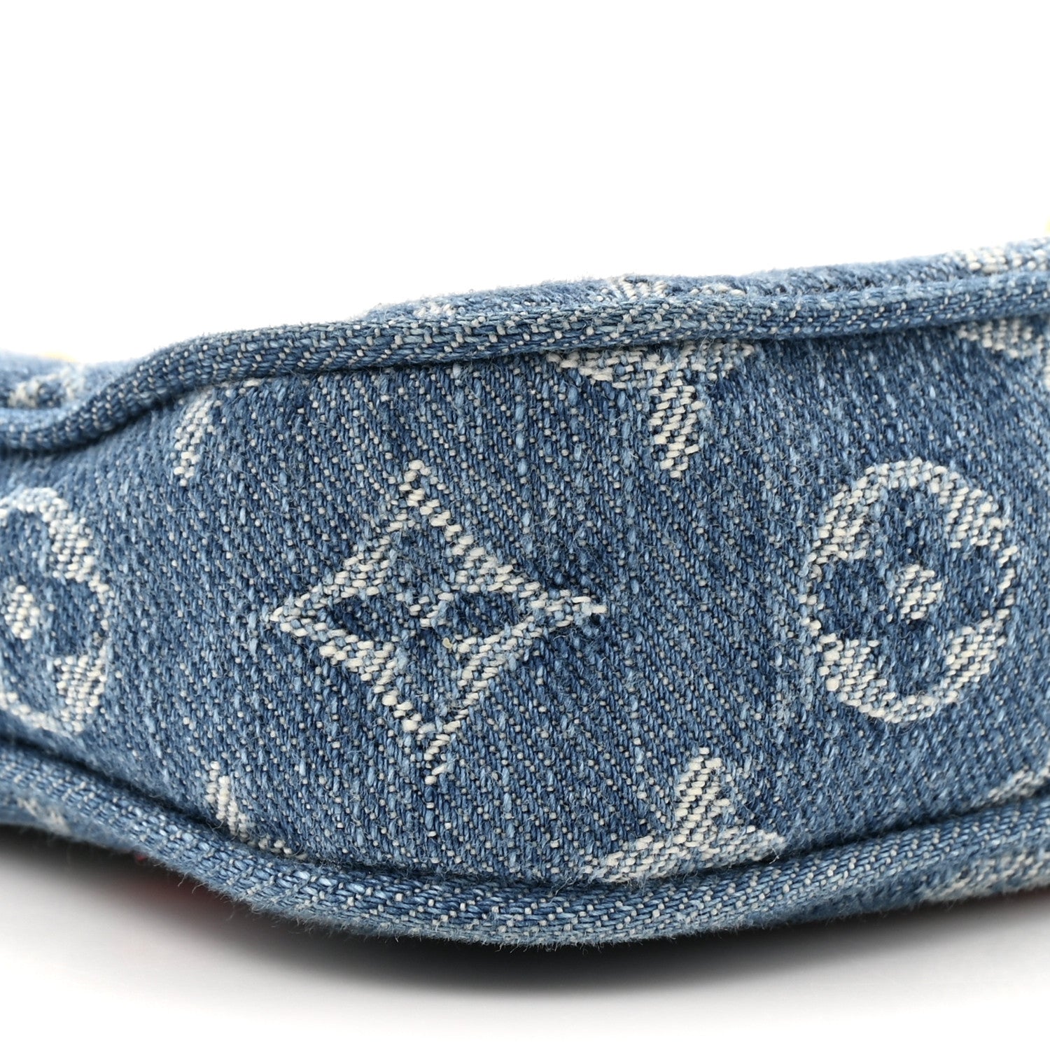 Louis Vuitton LV X TM Monogram Denim Cerises Pochette Accessories Blue 9 of 9