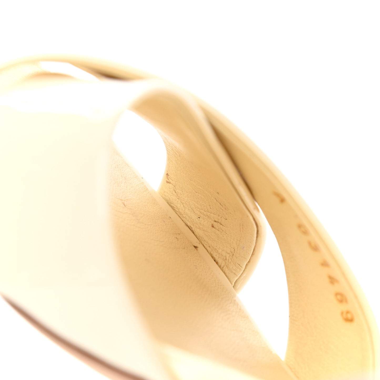 Patent Camellia Embossed Sandals 39.5 Ivory