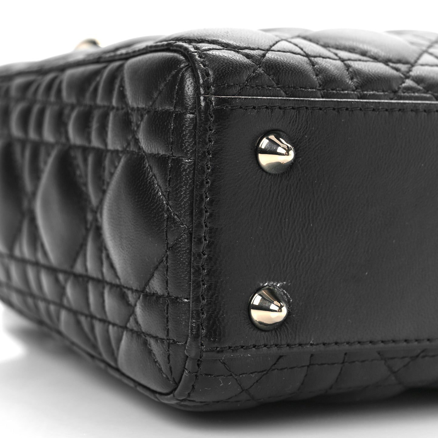 Lambskin Cannage Small My ABC Lady Dior Black