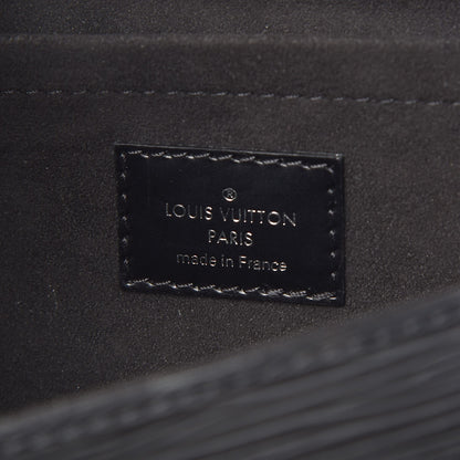 Louis Vuitton Epi Montaigne Clutch Black 6 of 7
