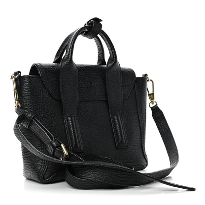 3.1 Phillip Lim Textured Calfskin Mini Pashli Satchel Black 2 of 5