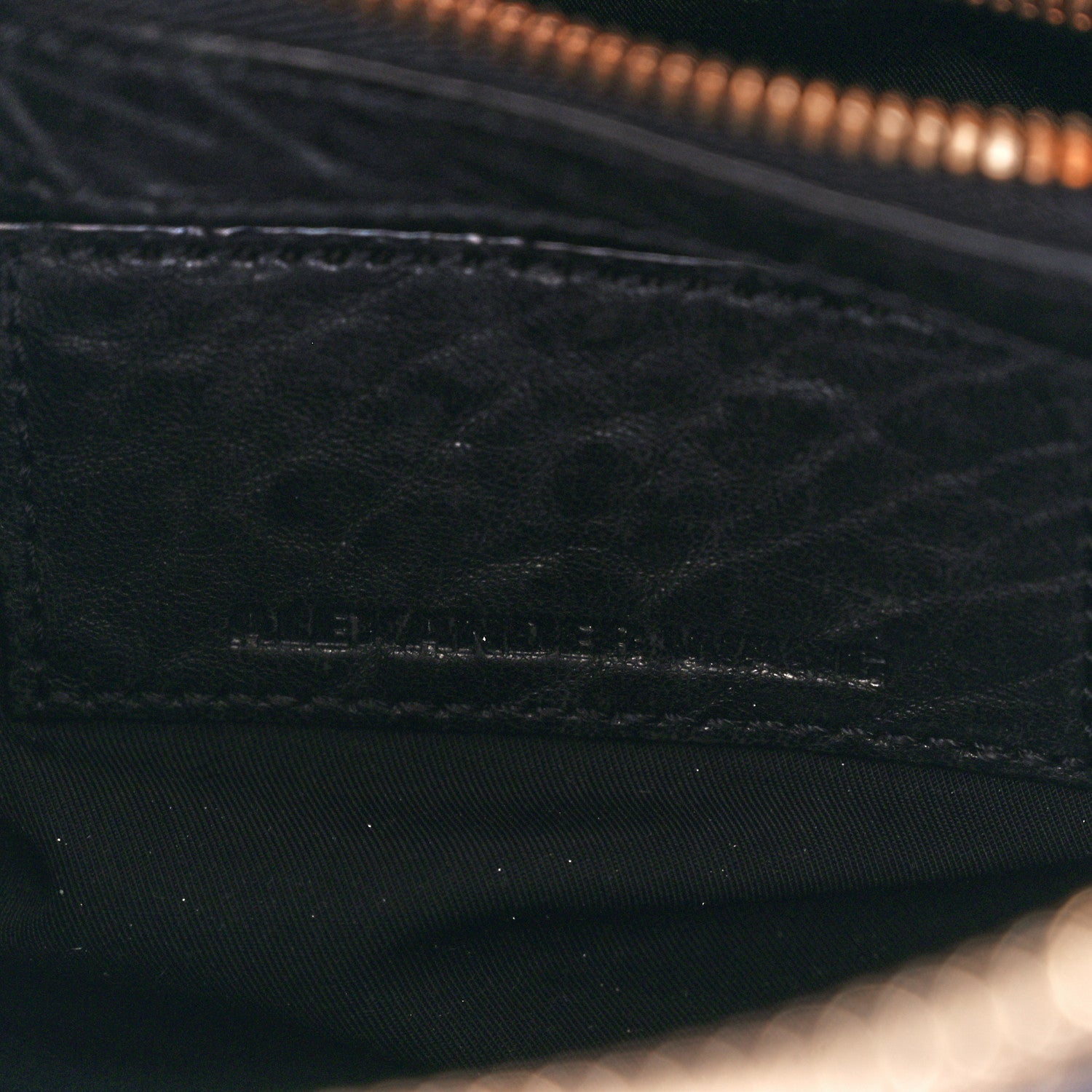 Alexander Wang Pebbled Lambskin Rockie Black Antique Brass Hardware 6 of 11