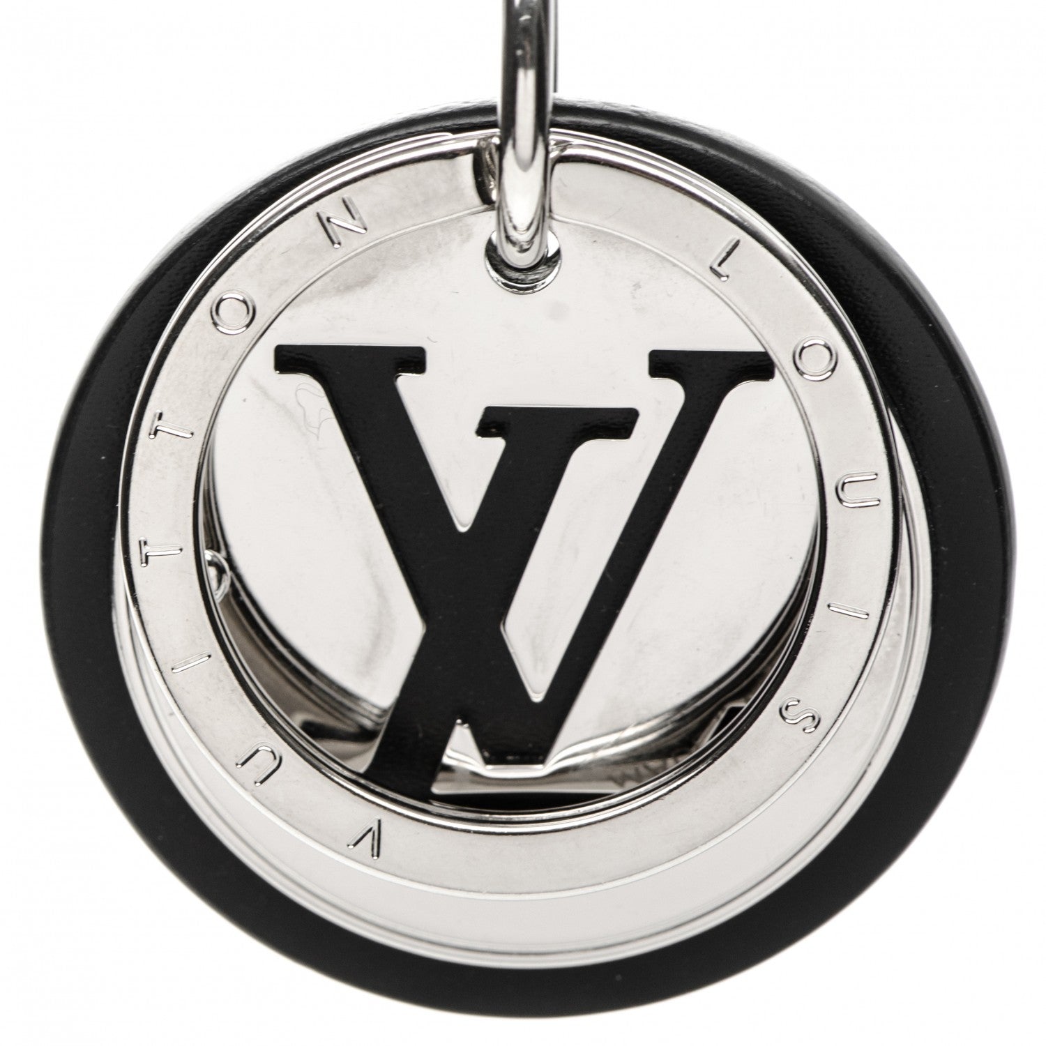 Louis Vuitton LV Cut Circle Key Holder Silver 3 of 5