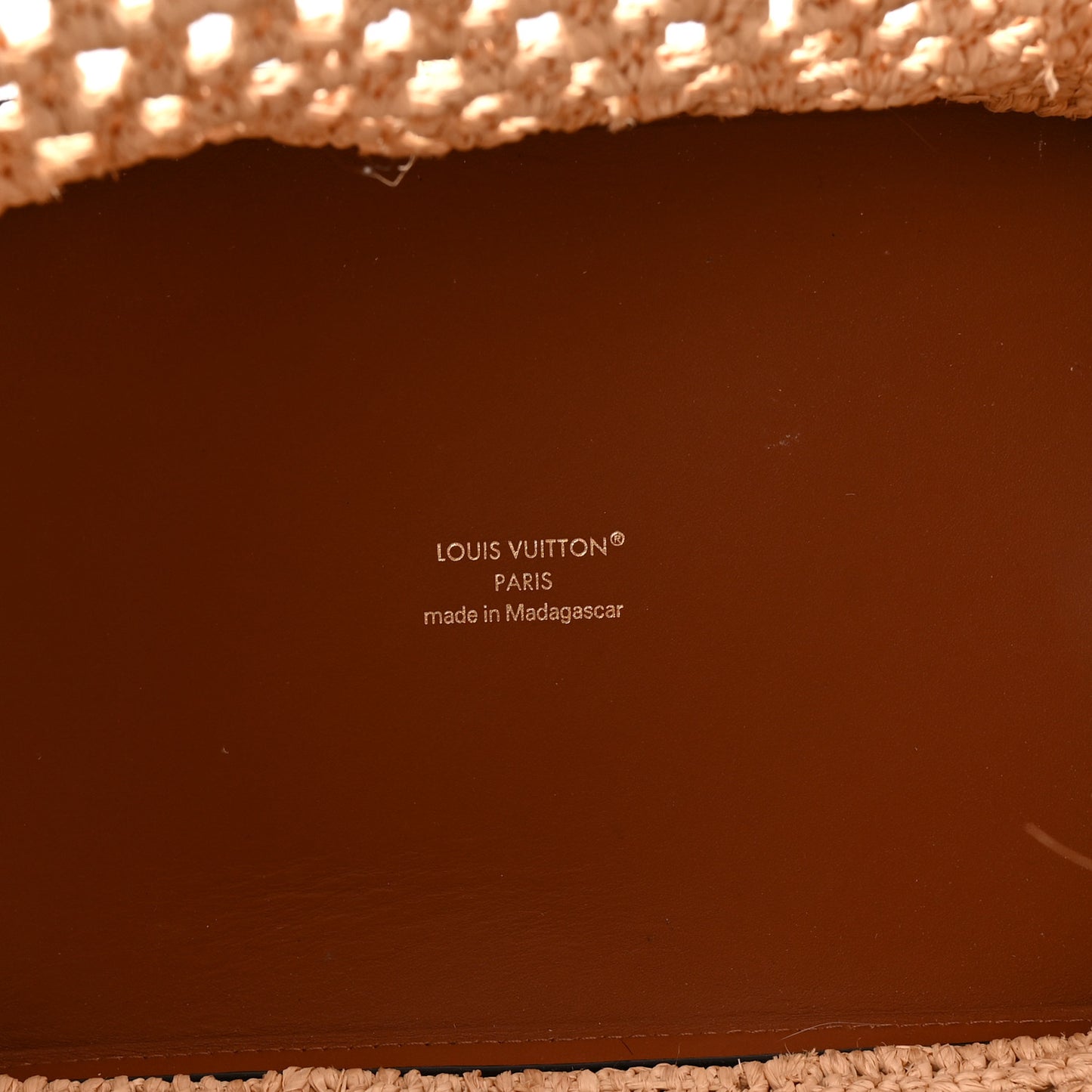 Raffia Calfskin Noe BB Natural Tan
