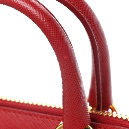 Prada Saffiano Lux Mini Promenade Tote Fuoco 10 of 10