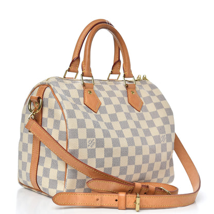Louis Vuitton Damier Azur Speedy Bandouliere 25 3 of 14