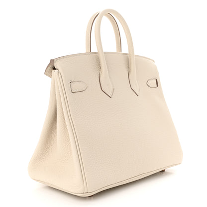 Hermes Togo Birkin 25 Craie 3 of 14