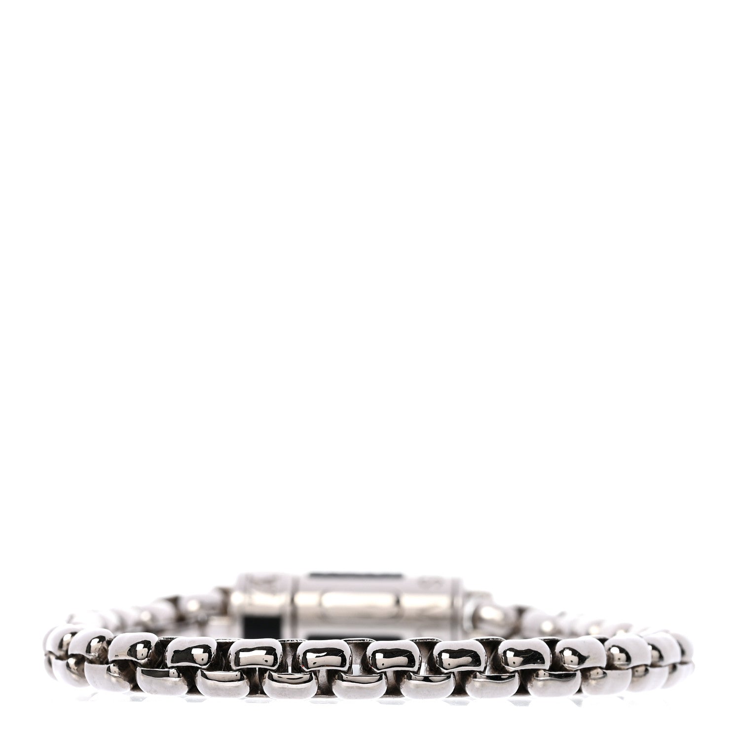 Louis Vuitton Monogram Eclipse Chain Bracelet Silver 3 of 4
