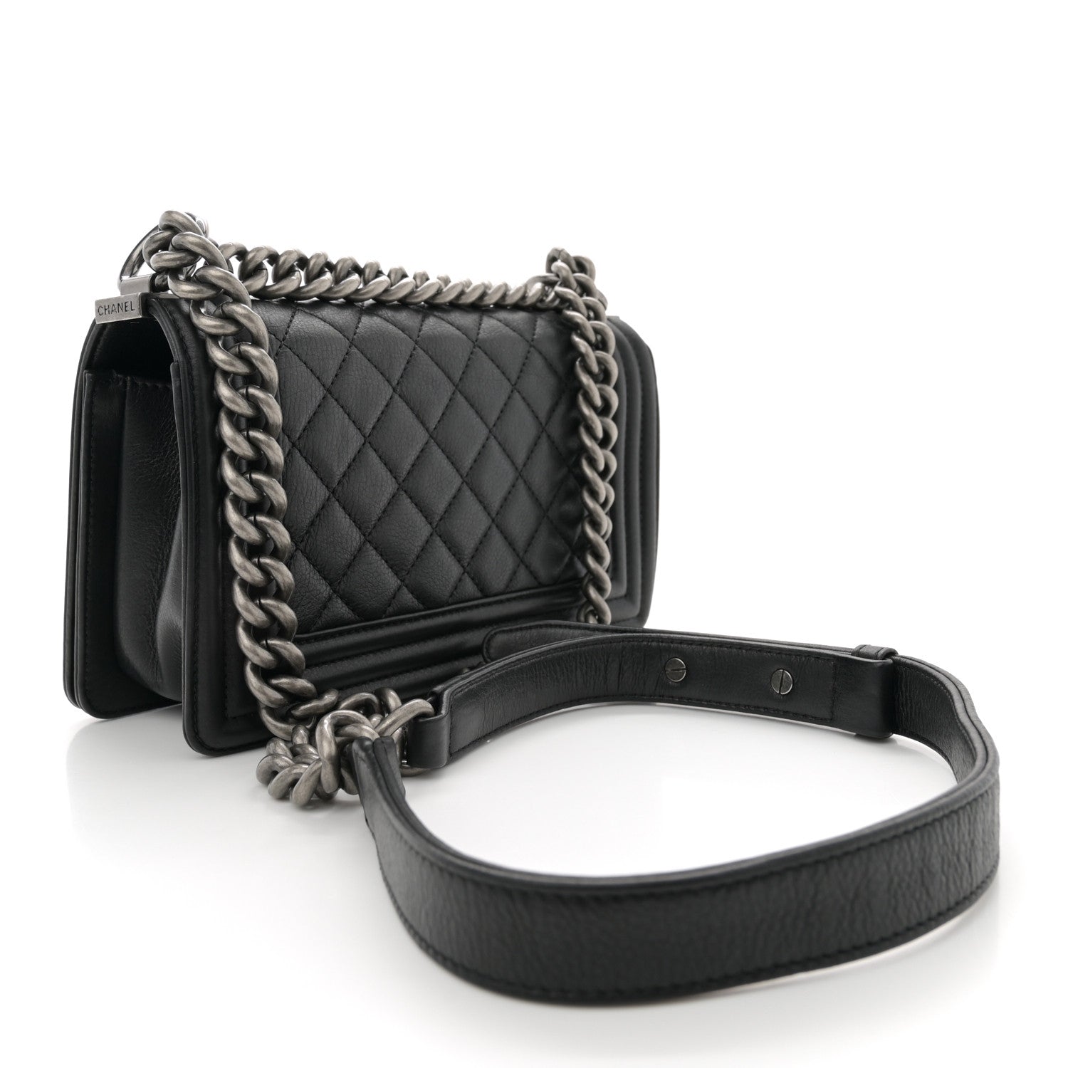 Chanel Calfskin Quilted Small Boy Flap Black 3 of 11