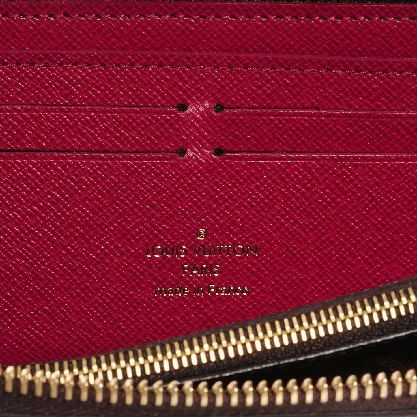 Monogram Clemence Wallet Fuchsia