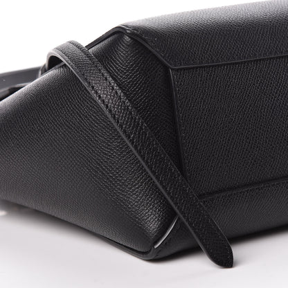 Celine Grained Calfskin Nano Belt Bag Black 10 of 11