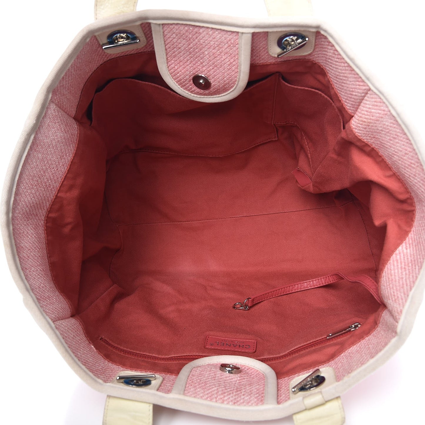 Canvas Large Deauville Tote Pink