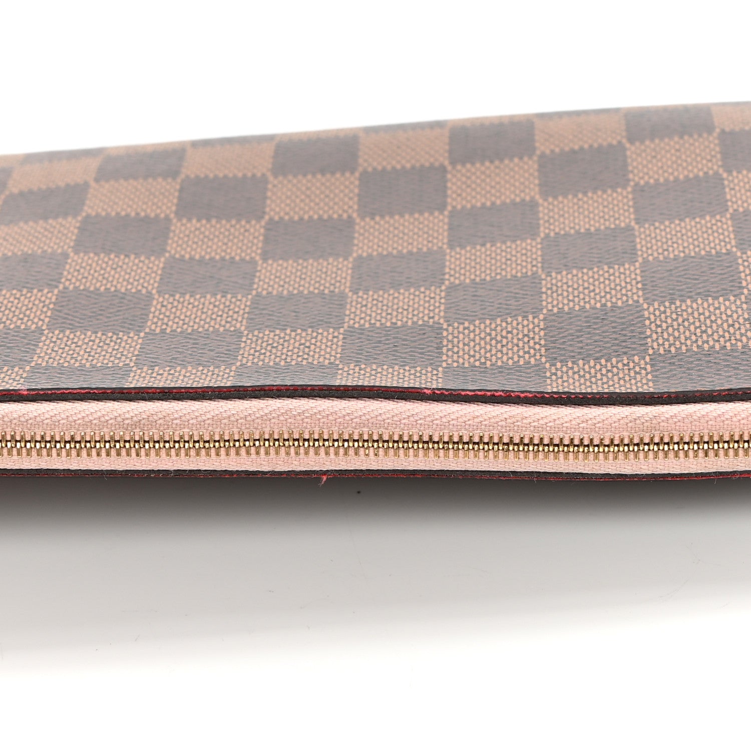 Louis Vuitton Damier Ebene Neo Neverfull MM Rose Ballerine 24 of 26