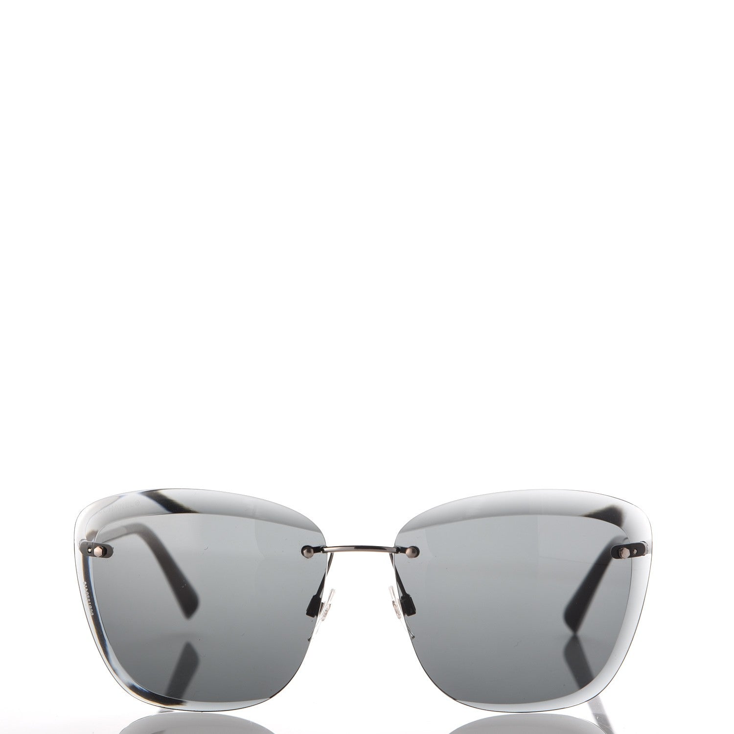 Chanel Butterfly Spring Sunglasses 4221 Dark Silver Grey 2 of 6