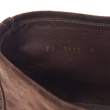 Louis Vuitton Mens Suede Brogues Ankle Boots 9 Brown 11 of 11