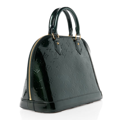 Louis Vuitton Vernis Alma PM Blue Nuit 3 of 9