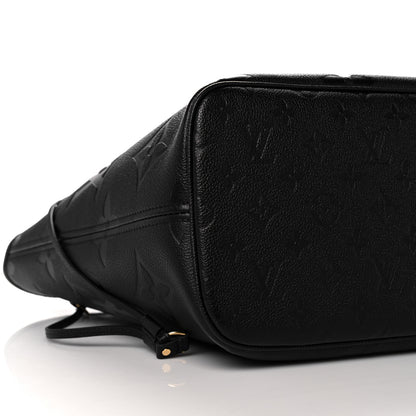 Louis Vuitton Empreinte Monogram Giant Neverfull MM Black 6 of 7
