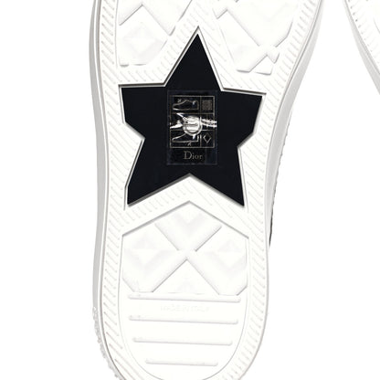 Christian Dior Resille Embroidered Walk'N'Dior Low Top Sneakers 36.5 Black 6 of 10