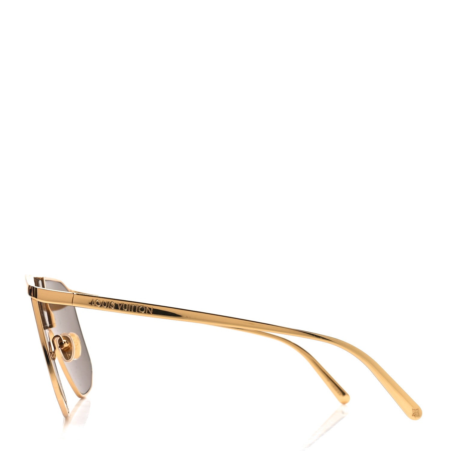 Louis Vuitton Metal LV Golden Mask Sunglasses Z1717U Gold 1778438