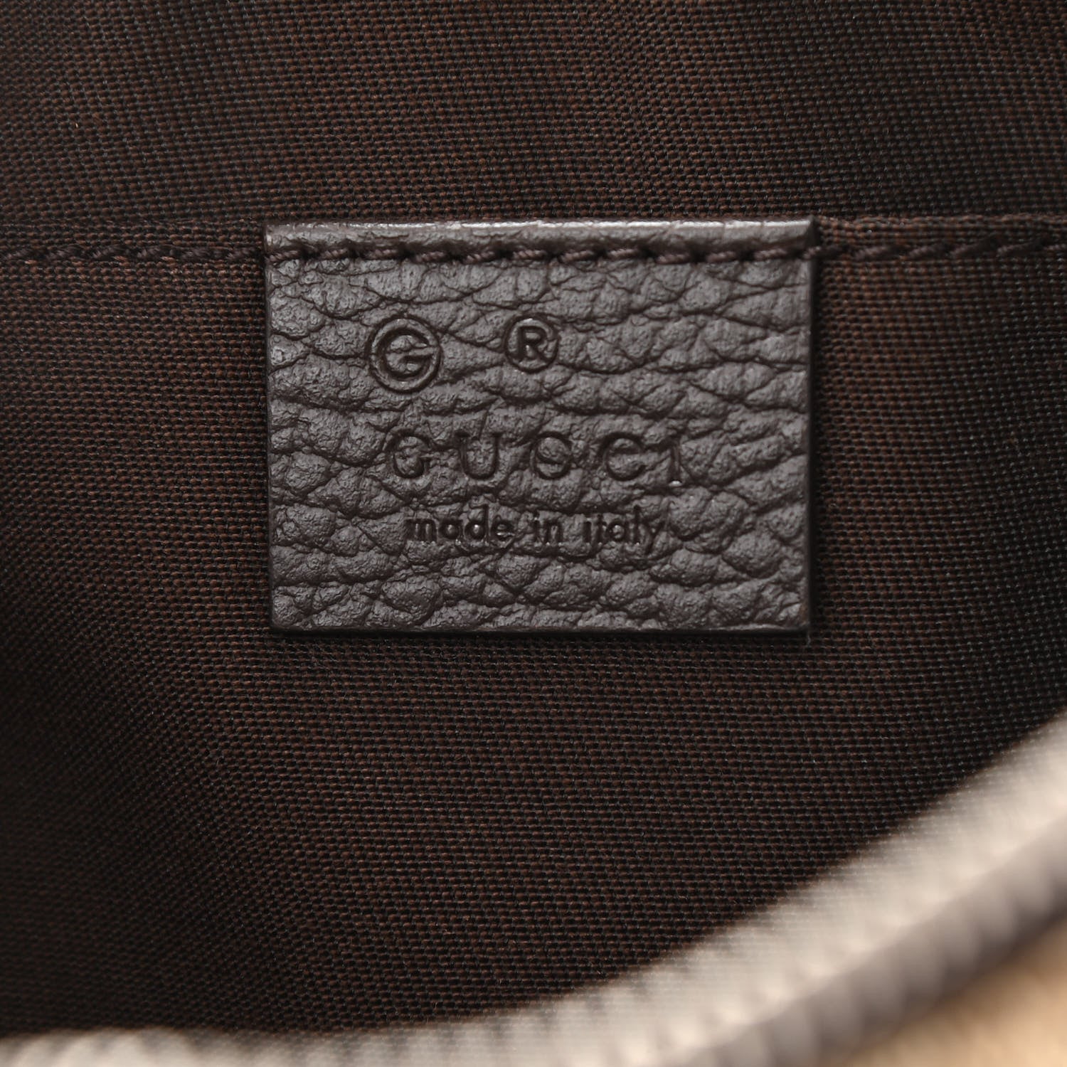 Gucci Monogram Belt Bag Dark Brown 7 of 11