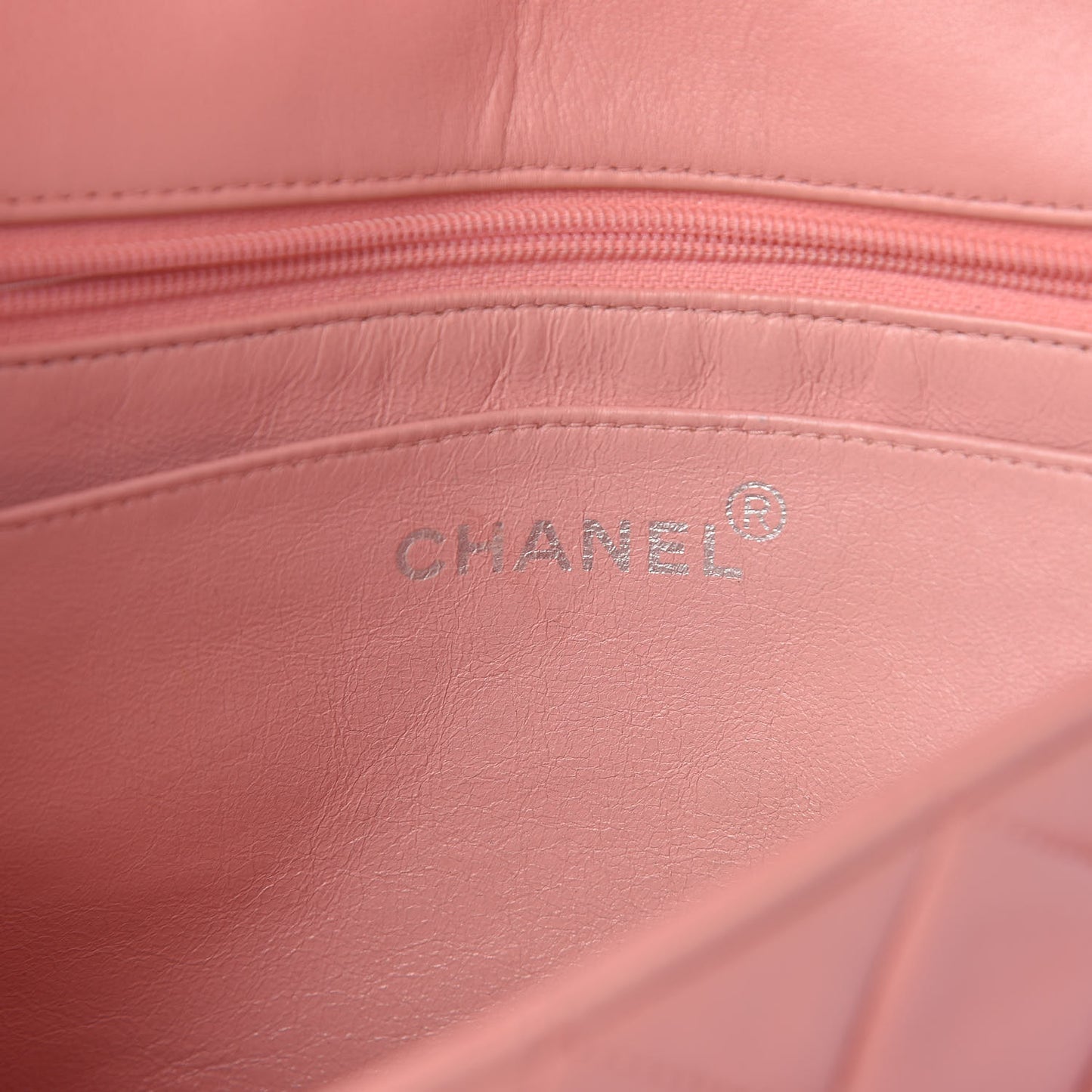 Lambskin Quilted Small Single Flap Pink
