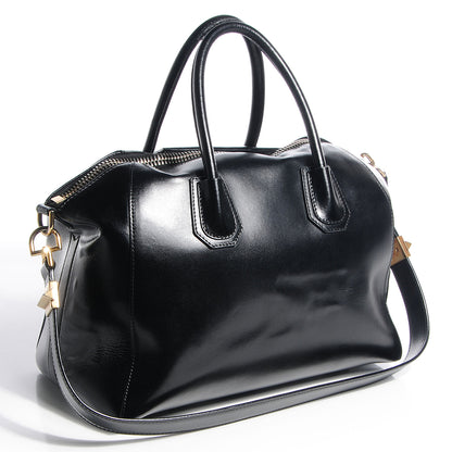 Givenchy Shiny Lord Calfskin Medium Antigona Black 3 of 12