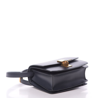 Celine Box Calfskin Small Classic Box Flap Bag Navy Blue 4 of 11