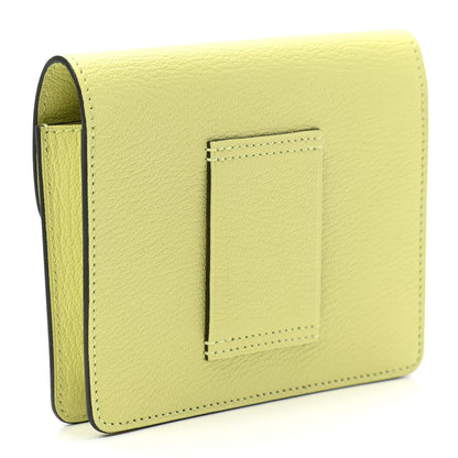 Hermes Chevre Mysore Roulis Slim Wallet Jaune Poussin 4 of 8