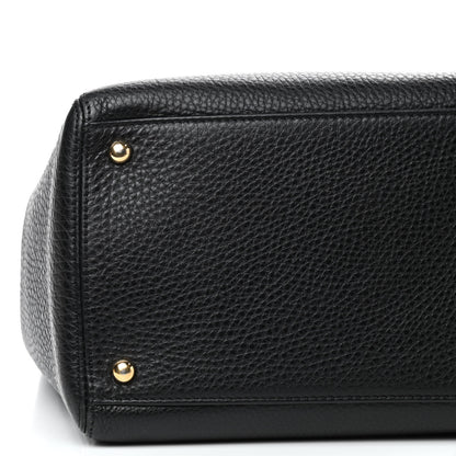 Chanel Calfskin Cerf Executive Shopper Tote Black 6 of 9