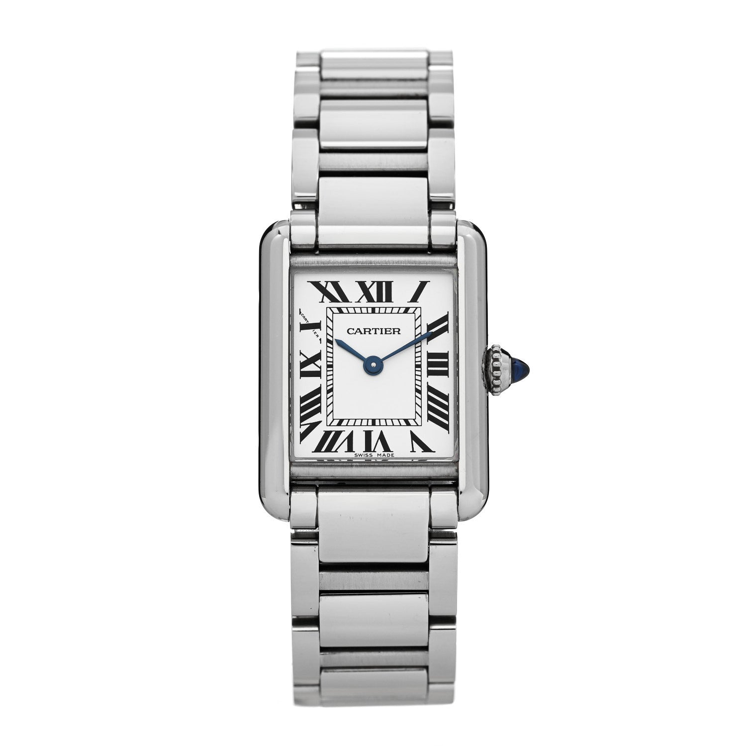 Cartier Stainless Steel 22mm Tank Must Quartz Watch 1 of 4