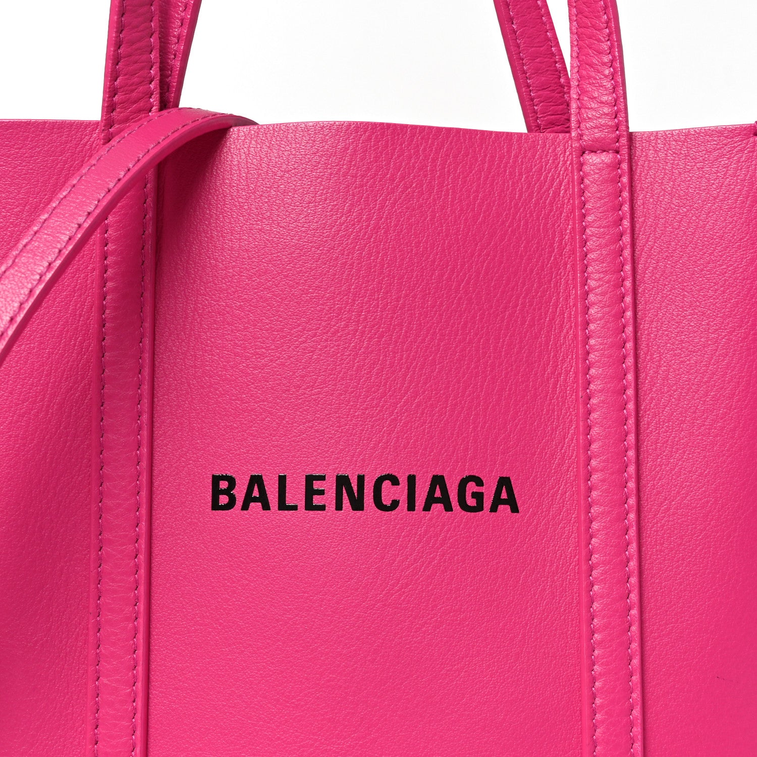 Balenciaga Calfskin XXS Everyday Tote Neon Pink 7 of 9