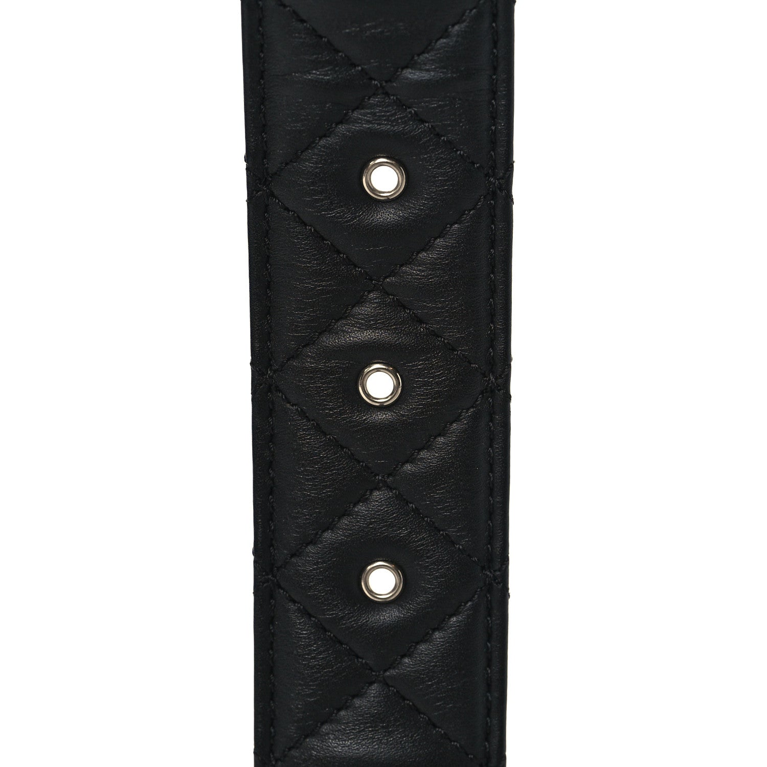 Chanel Lambskin Quilted CC Chain Belt 75 30 Black 7 of 9