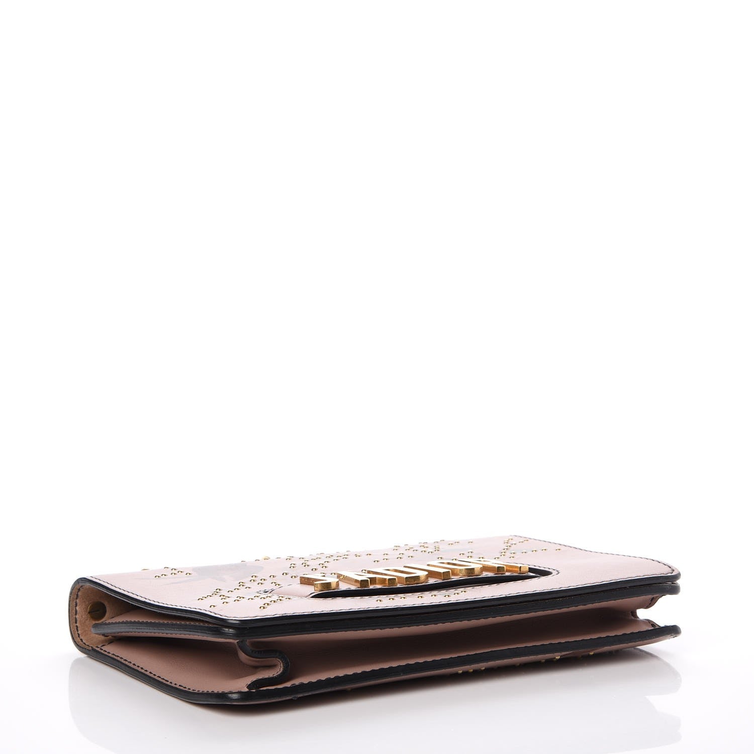 Christian Dior Calfskin Painted Studded Jardin Japonais J'Adior Chain Flap Bag Nude 6 of 12