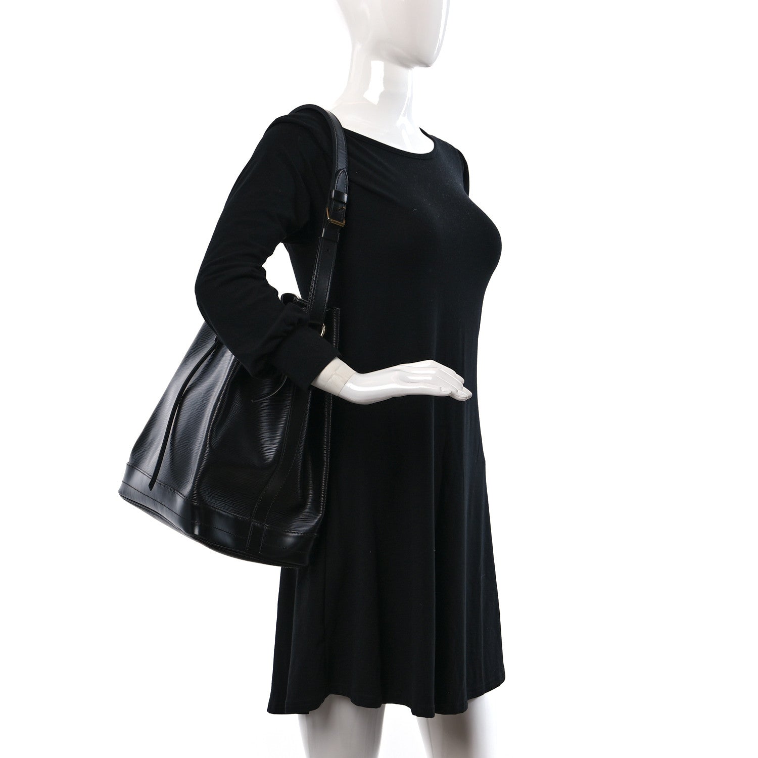 Louis Vuitton Epi Noe Black 2 of 10